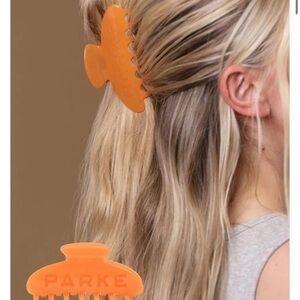 Parke Amber Orange Claw Clip